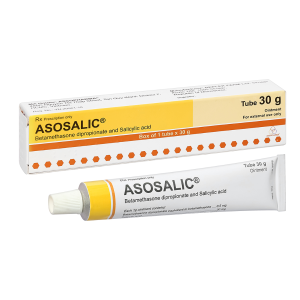 Thuốc mỡ bôi ngoài da Asosalic 0,5mg/g Assopharma điều trị sừng hóa, khô da (30g)