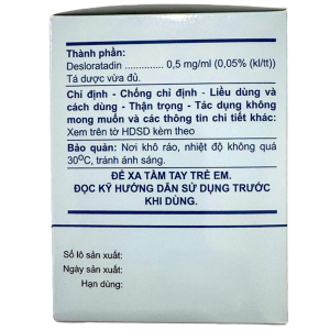 Smart Pharma - Thuốc A.T Desloratadin An Thiên giảm viêm mũi dị ứng, mày đay mạn tính (30 ống x 5ml) 4 Smart Pharma - Nha thuoc Smart Pharma 2026 10 20T145924.582