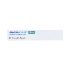 Smart Pharma - Viên nhai Singulair 4mg dự phòng và trị hen phế quản mạn tính (2 vỉ x 14 viên) 2 Smart Pharma - Singulair 4mg 1