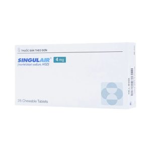 Smart Pharma - Viên nhai Singulair 4mg dự phòng và trị hen phế quản mạn tính (2 vỉ x 14 viên) 1 Smart Pharma - Singulair 4mg 2
