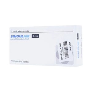 Smart Pharma - Viên nhai Singulair 5mg dự phòng và trị hen phế quản mạn tính (2 vỉ x 14 viên) 2 Smart Pharma - Singulair 5mg 1