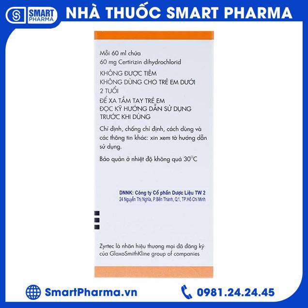Zyrtec 1 Smart Pharma - Zyrtec 1