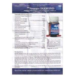 Smart Pharma - Viên uống Procare Diamond Catalent bổ sung khoáng chất cho phụ nữ có thai và cho con bú (30 viên) 4 Smart Pharma - fb 2 48