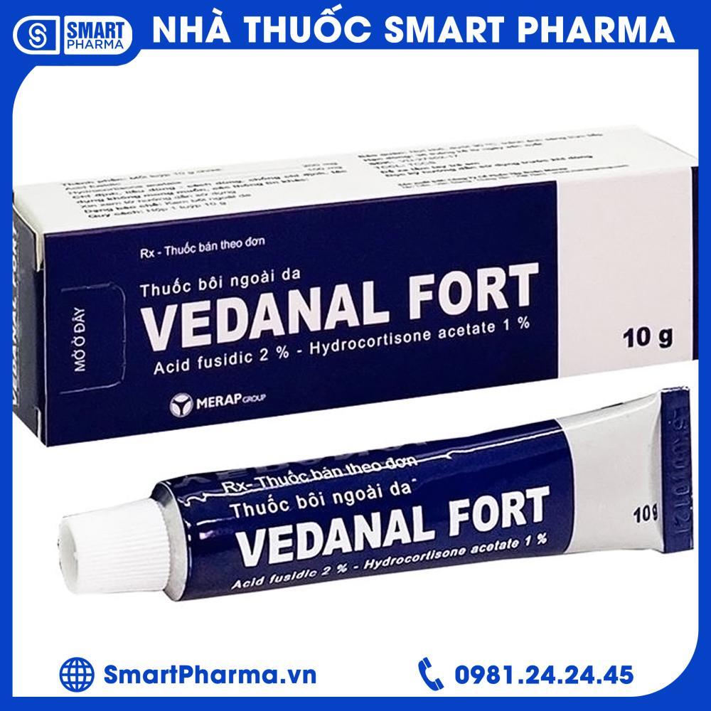 vedanal-fort-merap Vedanal fort Merap trị viêm da dị ứng, viêm da tiếp xúc (10g)