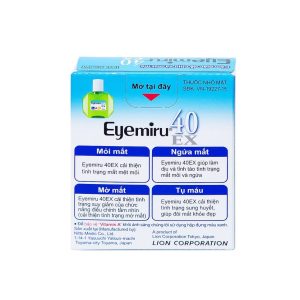Smart Pharma - Thuốc nhỏ mắt Eyemiru 40 EX điều trị căng mắt, xung huyết kết mạc (15ml) 2 Smart Pharma - 3 4 2