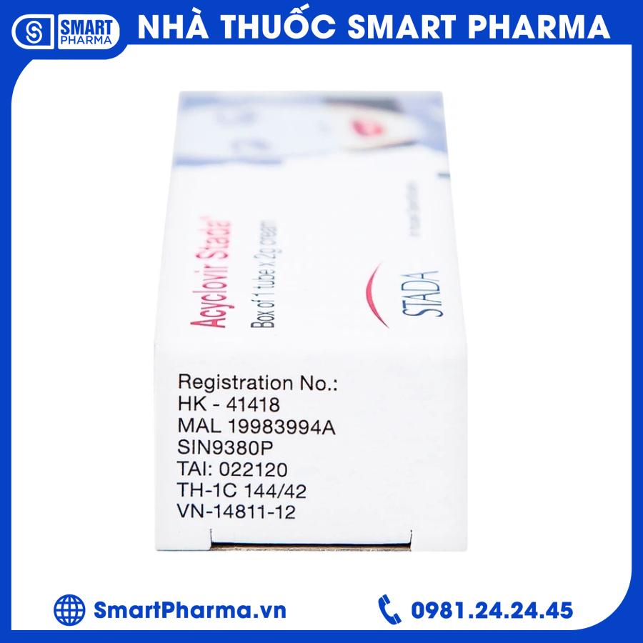 Acyclovir Stada Cream (5) Smart Pharma - Acyclovir Stada Cream 5