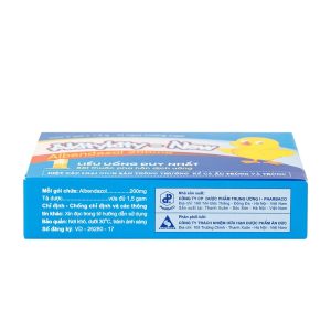 Smart Pharma - Hỗn dịch uống Akitykity-New 200mg hương cam diệt giun sán, ấu trùng và trứng (2 gói x 1.5g) 2 Smart Pharma - Akitykity New 3
