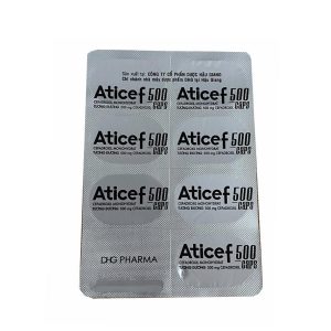 Smart Pharma - Thuốc Aticef 500mg điều trị nhiễm khuẩn từ nhẹ đến vừa (2 vỉ x 7 viên) 1 Smart Pharma - Aticef 2