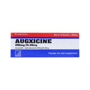Smart Pharma - Thuốc Augxicine 250mg/31.25mg Vidipha điều trị viêm amidan, viêm xoang (10 gói x 0.8g) 1 Smart Pharma - Augxicine 2