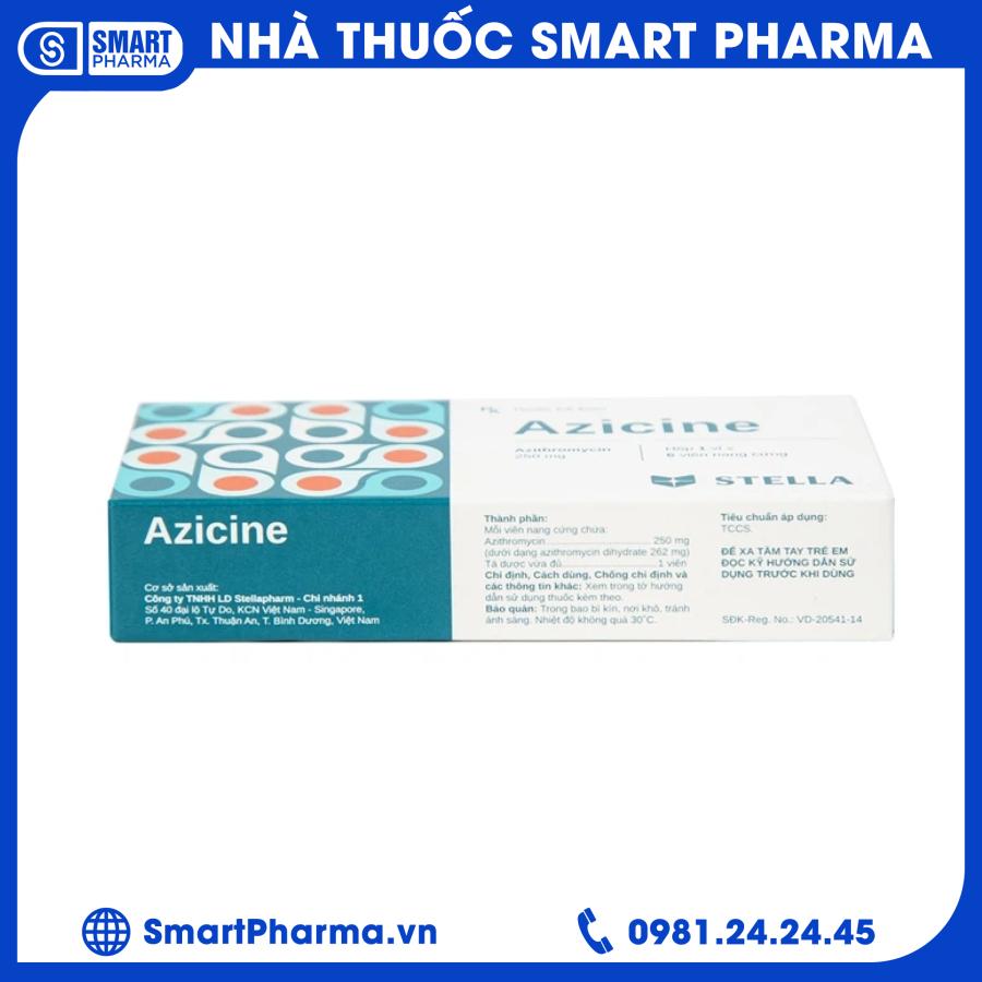 Azicine 250mg (2) Smart Pharma - Azicine 250mg 2 1