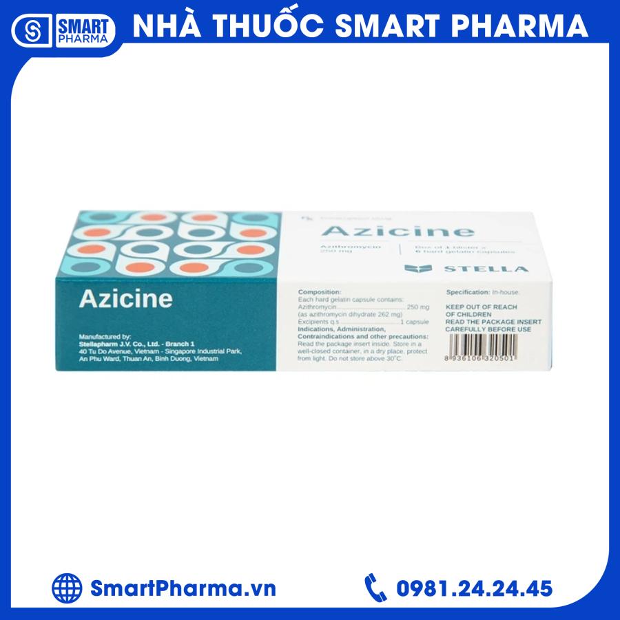 Azicine 250mg (3) Smart Pharma - Azicine 250mg 3 1