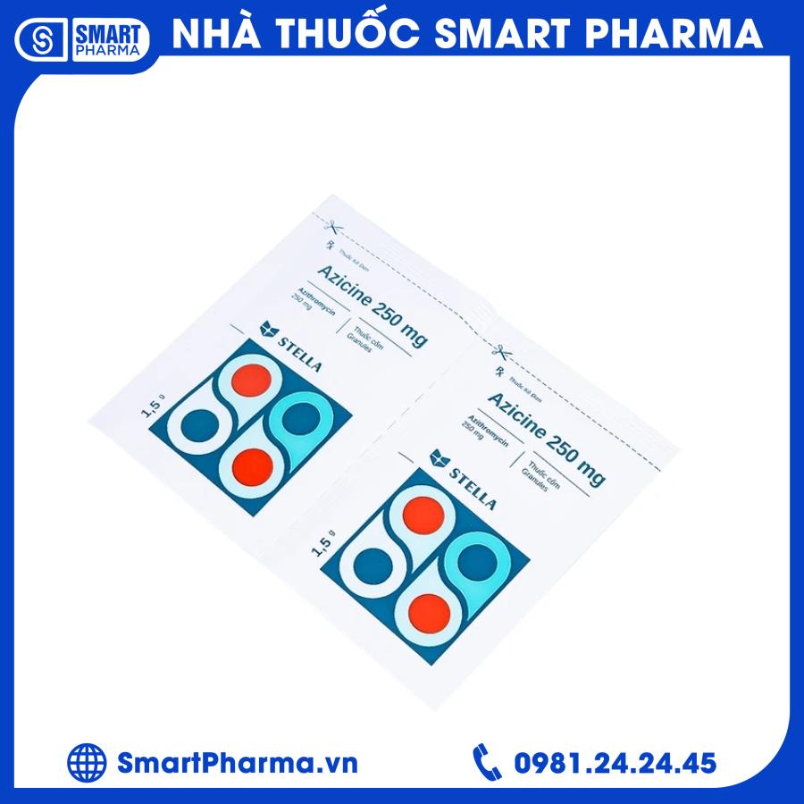 Azicine 250mg (3) Smart Pharma - Azicine 250mg 3