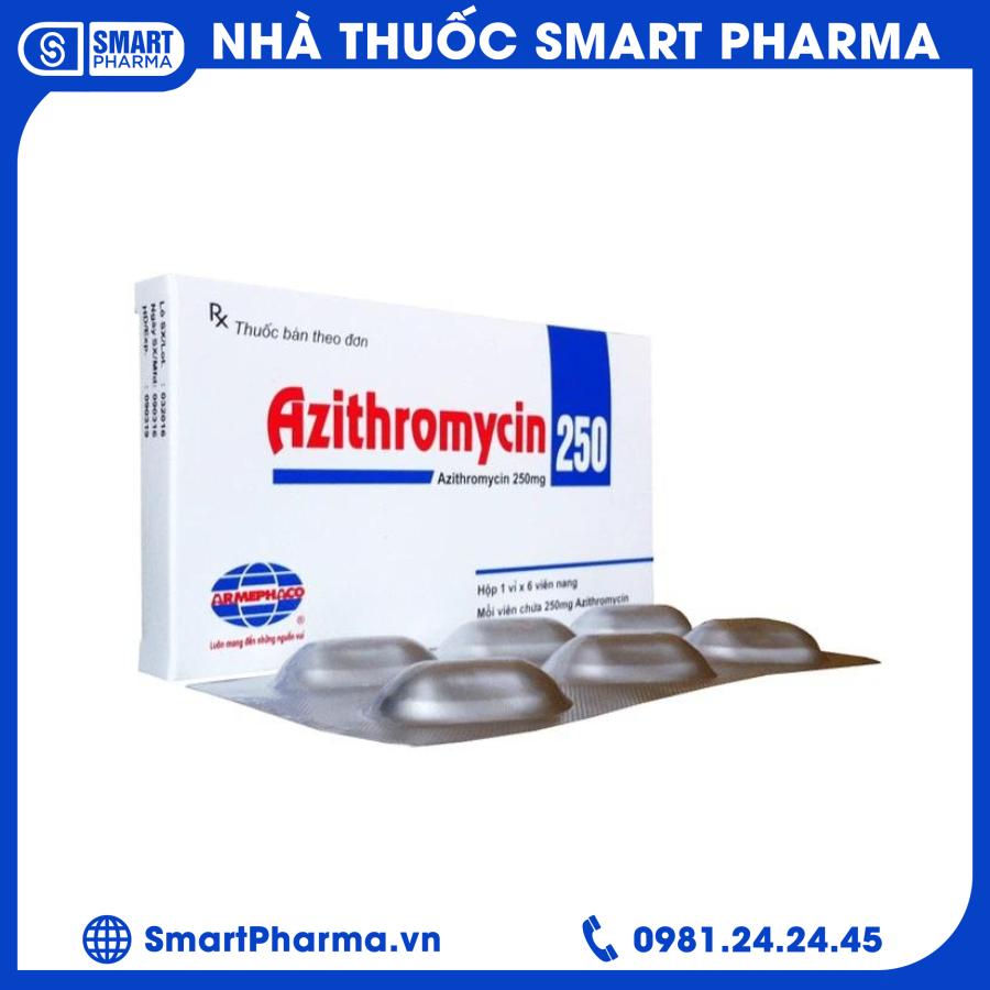 Azithromycin 250 Armephaco Smart Pharma - Azithromycin 250 Armephaco