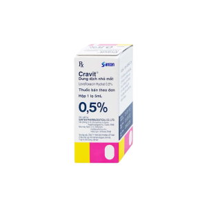 Smart Pharma - Thuốc nhỏ mắt Cravit 0.5% điều trị viêm bờ mi, viêm túi lệ, lẹo (5ml) 2 Smart Pharma - CRV2