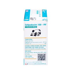 Smart Pharma - Bột pha hỗn dịch uống Cefpodoxim 100-HV điều trị nhiễm khuẩn (10 gói x 3g) 1 Smart Pharma - Cefpodoxim 2