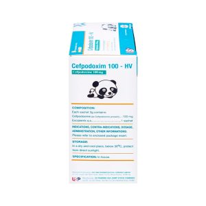 Smart Pharma - Bột pha hỗn dịch uống Cefpodoxim 100-HV điều trị nhiễm khuẩn (10 gói x 3g) 2 Smart Pharma - Cefpodoxim 3