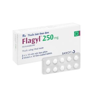 Flagyl 250mg trị nhiễm khuẩn (2 vỉ x 10 viên)