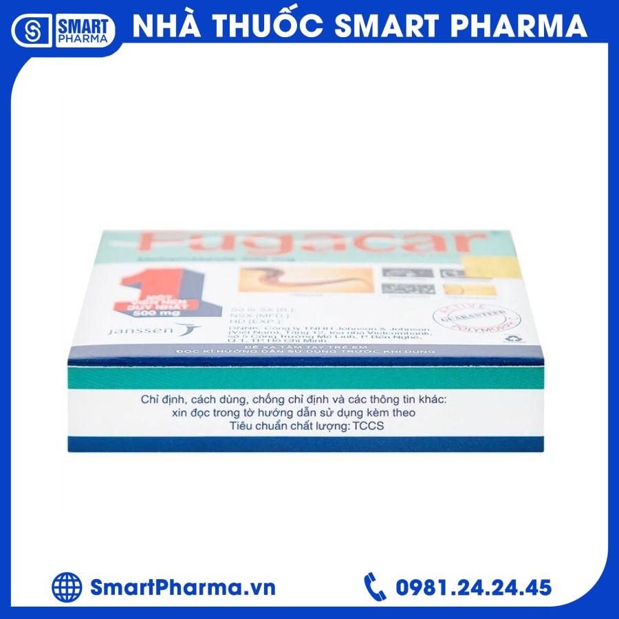 Fugacar 500mg (2) Smart Pharma - Fugacar 500mg 2