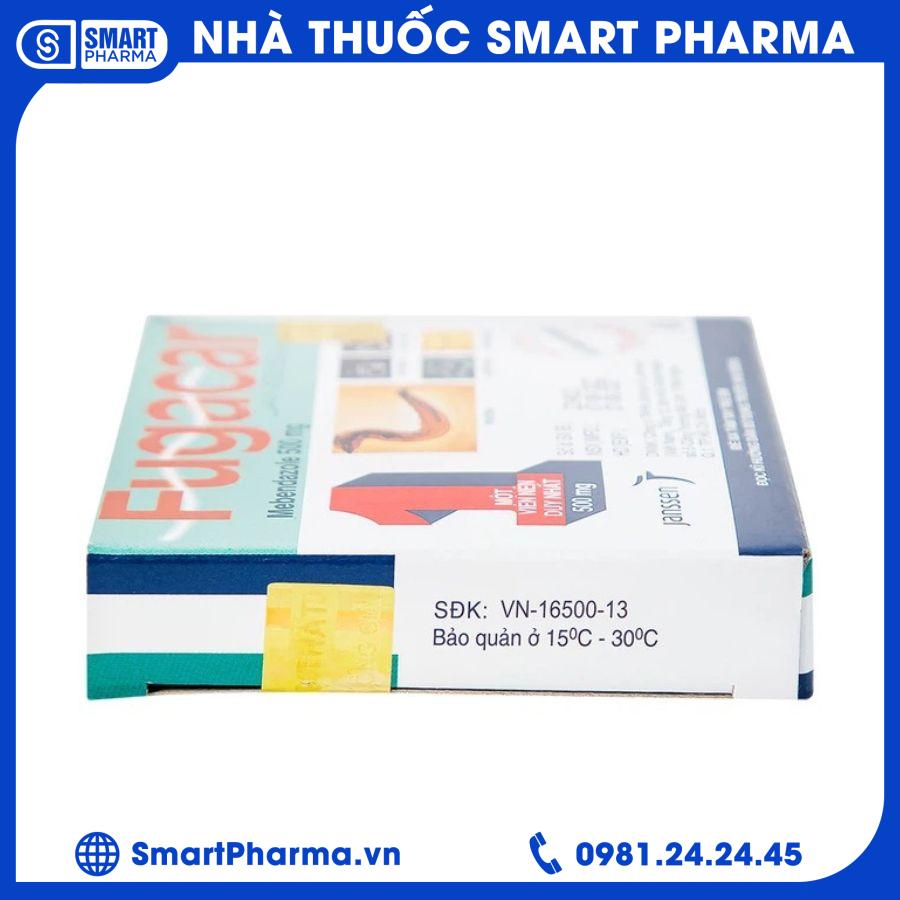 Fugacar 500mg (4) Smart Pharma - Fugacar 500mg 4