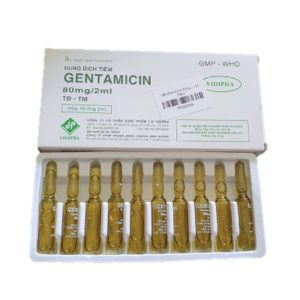 Smart Pharma - Dung dịch tiêm Gentamicin 80mg/2ml Vidipha điều trị nhiễm khuẩn nặng (10 ống x 2ml) 1 Smart Pharma - Gentamicin 80mg 2ml Vidipha 2