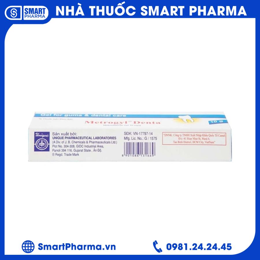 Metrogyl Denta (4) Smart Pharma - Metrogyl Denta 4