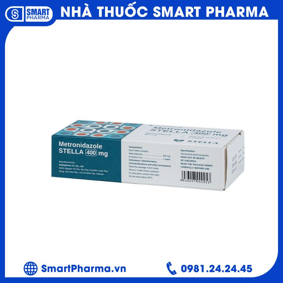 Metronidazole Stella 400mg Smart Pharma - Metronidazole Stella 400mg 1