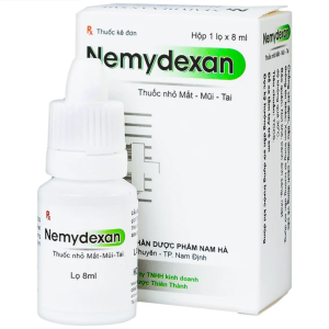 Thuốc Nemydexan Nam Hà điều trị viêm nhiễm mắt, mũi và tai (8ml)
