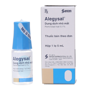 Thuốc nhỏ mắt Alegysal 0.1% Santen dự phòng viêm kết mạc dị ứng (5ml)