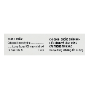 Smart Pharma - Thuốc Aticef 500mg DHG Pharma điều trị nhiễm khuẩn từ nhẹ đến vừa (2 vỉ x 7 viên) 4 Smart Pharma - Nha thuoc Smart Pharma 2026 10 21T095947.092