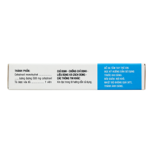 Smart Pharma - Thuốc Aticef 500mg DHG Pharma điều trị nhiễm khuẩn từ nhẹ đến vừa (2 vỉ x 7 viên) 2 Smart Pharma - Nha thuoc Smart Pharma 2026 10 21T095958.308