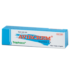 Smart Pharma - Thuốc bôi Avircrem 250mg Traphaco điều trị nhiễm Herpes simplex (5g) 1 Smart Pharma - Nha thuoc Smart Pharma 70