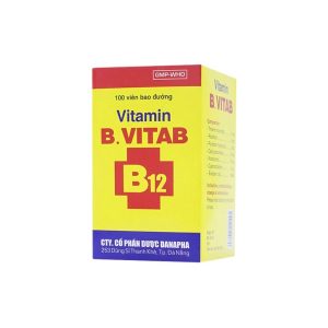 Smart Pharma - Thuốc Vitamin B.Vitab B12 Danapha phòng và điều trị tình trạng thiếu Calci và Vitamin B (100 viên) 3 Smart Pharma - Thiet ke chua co ten 14
