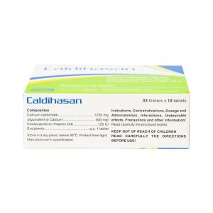 Smart Pharma - Thuốc Caldihasan Hasan phòng và điều trị thiếu hụt vitamin D, canxi (3 vỉ x 10 viên) 5 Smart Pharma - Thiet ke chua co ten 20