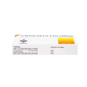 Smart Pharma - Thuốc Griseofulvin 500mg Vidipha điều trị các bệnh nấm da, tóc, lông, móng (2 vỉ x 10 viên) 1 Smart Pharma - Zidocin 2 1