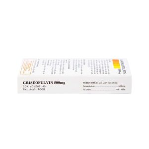 Smart Pharma - Thuốc Griseofulvin 500mg Vidipha điều trị các bệnh nấm da, tóc, lông, móng (2 vỉ x 10 viên) 2 Smart Pharma - Zidocin 3