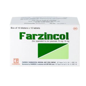 Smart Pharma - Farzincol 10mg bổ sung kẽm, trị thiếu kẽm (10 vỉ x 10 viên) 1 Smart Pharma - fb 2 2024 07 04T133644.021