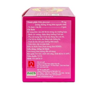 Smart Pharma - Cốm bổ Zinc-Kid Inmed Nam Hà hương dâu, bổ sung kẽm cho trẻ em (25 gói x 3g) 3 Smart Pharma - fb 2 2024 07 04T164814.867