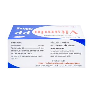 Smart Pharma - Thuốc Vitamin PP 500mg Mekophar điều trị bệnh pellagra (10 vỉ x 10 viên) 4 Smart Pharma - fb 2 2024 07 05T141405.891