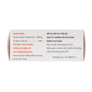 Smart Pharma - Thuốc Vitamin B6 250mg Mekophar điều trị thiếu hụt Vitamin B6 (10 vỉ x 10 viên) 1 Smart Pharma - fb 2 2024 07 08T160756.471