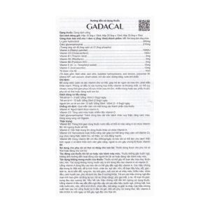 Smart Pharma - Dung dịch uống Gadacal Hà Tây bổ sung Calci, Lysin và các Vitamin (20 ống x 10ml) 5 Smart Pharma - fb 2 60