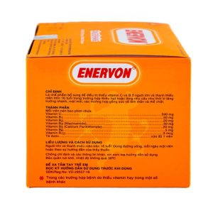 Smart Pharma - Thuốc Enervon United điều trị thiếu Vitamin C và B (10 vỉ x 10 viên) 2 Smart Pharma - fb 2 70