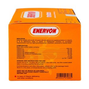 Smart Pharma - Thuốc Enervon United điều trị thiếu Vitamin C và B (10 vỉ x 10 viên) 1 Smart Pharma - fb 2 71
