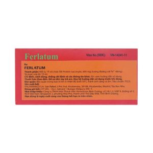 Smart Pharma - Dung dịch Ferlatum Italfarmaco điều trị thiếu sắt (10 chai x 15ml) 4 Smart Pharma - fb 2 74