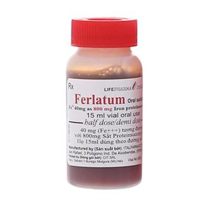 Smart Pharma - Dung dịch Ferlatum Italfarmaco điều trị thiếu sắt (10 chai x 15ml) 1 Smart Pharma - fb 2 77
