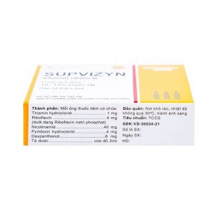 Smart Pharma - Dung dịch tiêm Supvizyn HDpharma dự phòng và điều trị thiếu các Vitamin nhóm B (10 ống) 4 Smart Pharma - fb 3 12