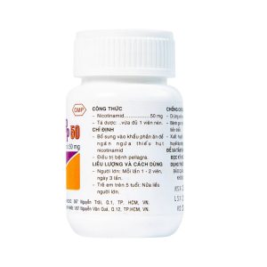 Smart Pharma - Thuốc Vitamin PP 50mg Pharmedic phòng ngừa và điều trị bệnh pellagra (60 viên) 1 Smart Pharma - fb 3 19