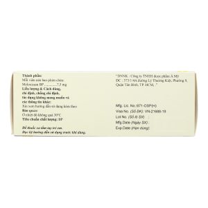 Smart Pharma - Thuốc Meloxicam Tablets BP 7.5mg B.Brawn giảm viêm xương khớp (10 vỉ x 10 viên) 2 Smart Pharma - fb 3 2024 07 17T173807.842