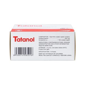 Smart Pharma - Thuốc Tatanol giảm đau, hạ sốt (10 vỉ x 10 viên) 3 Smart Pharma - fb 3 2024 07 19T145546.299