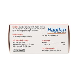 Smart Pharma - Thuốc Hagifen DHG kháng viêm, giảm đau (10 vỉ x 10 viên) 2 Smart Pharma - fb 3 2024 07 19T172915.084