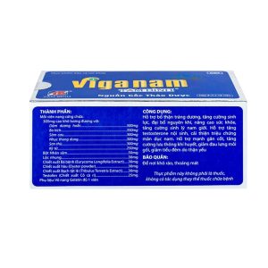 Smart Pharma - Viên uống Viganam Tâm Bình hỗ trợ bổ thận tráng dương (5 vỉ x 12 viên) 3 Smart Pharma - fb 3 28